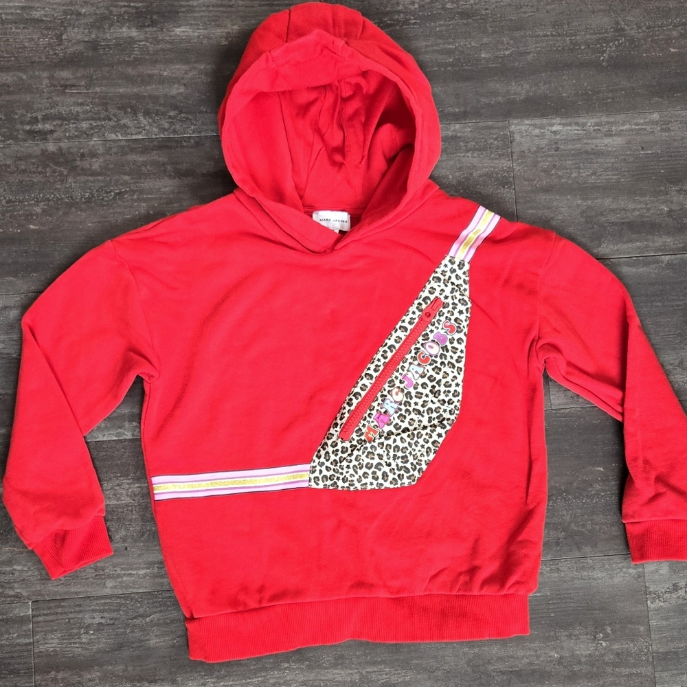 MARC JACOBS Kids Red Hoodie - Picture 2 of 4